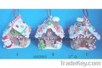 Sell polymer  decoration for Christmas house.