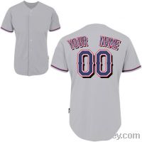 Rangers Grey Away Any Name Any # Custom Personalized Baseball Uniform