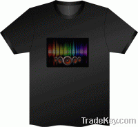 Sell el led t-shirt , music t-shirt, flash tshirts