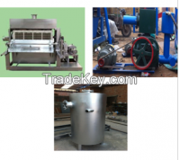 Egg Tray Making Machine with System Drying Single Layer (LPG)
