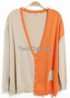 new fashion knit woman cashmere cardigan with button