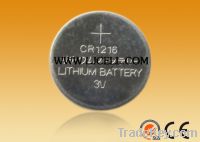 Sell CR1216 button cell battry, coin cell. lithium battery