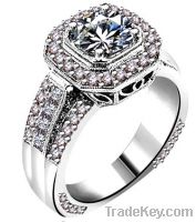 Synthetic Diamond Engagement Rings