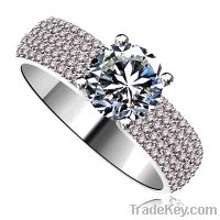 Man Made Diamond Wedding Rings