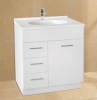 Free standing MDF bathroom vanity