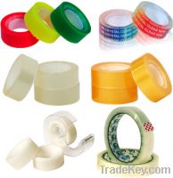 Sell easy tear, crystal, low noise, color invisible stationary tape