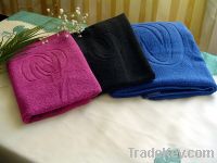 Sell cotton jacquard hotel  face towels, bath towels