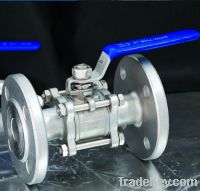 Sell stainless steel 3-pc flanged ball valve