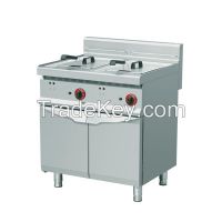 E7F18+18M&E7F18&GL15+15M&GL15 electrical(gas) fryer with cabinet(with one tank or two tank optional )