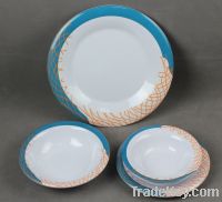 Sell melamine dinner set with stainless culterly