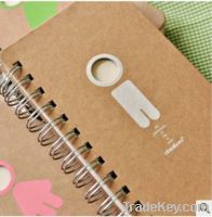 spiral hard cover notebook