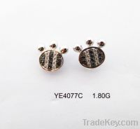 China factory sell 925 mic-pave earring with high quality stones