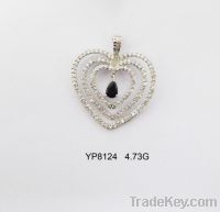 Sell 925 silver pendant with Cubic Ziconia