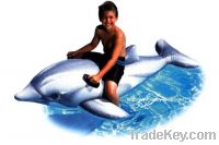 Sell 2012 POPU inflatable pool ride inflatable dolphin