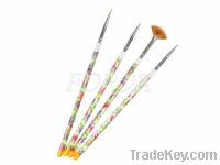 Nail art brushes set