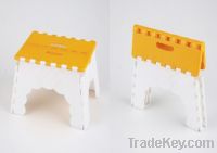 Folding step stool