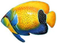 Sell Large Handpainted Metal Fish