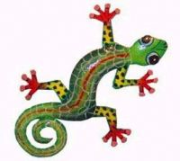Sell Handpainted Metal Geckos
