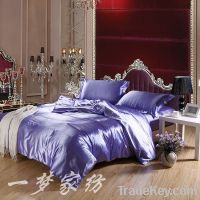 Sell man-made silk 4pcs bedding sets