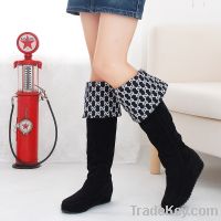 Sell Comfortable Korea spring and autumn velvet over knees riding boot