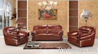 trustworthy factory export high quality leather sectional sofa A123
