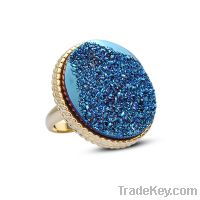 Sell SPARKLING Drusy Ring/ 925silver Rings