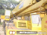 Sell used kato truck crane 25t