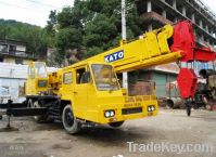 Sell used truck crane kato 25t right hand drive