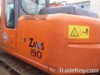 Sell used hitachi excavator ZX190