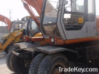 Sell used wheel excavator hitachi EX160WD