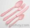 Red Plastic Cutlery