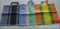 Sell PP woven shopping bag with handle 10KG/20KG