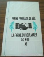 Sell pp woven bag for packing flour/grain/rice  50kg