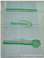 Sell pp woven sack for packing fertilizer 50kg