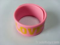 Sell  clap silicone bracelet