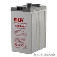 Sell Stationary 2V Gel Battery GFMG 2V-500AH