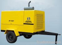 7bar JF diesel portable screw air compressor