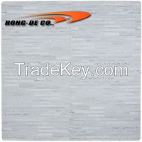 Soft Wood floor mat - Gray