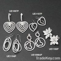 Sell 925 sterling silver Earrings with rhodium plating