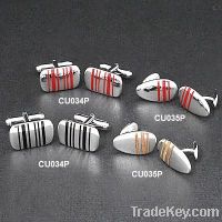 Sell 925 fashion sterling silver cufflinks with rhodium plating