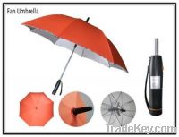 2012 new style 23" straight umbrella with fan