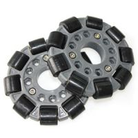 100mm Double Plastic Omni Wheel basic W049