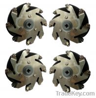 A set of 60mm LEGO compatible Mecanum Wheels (4 pieces) 14144