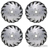 A set of (6 inch) 152mm mecanum wheels (4 pieces) 14101