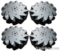 A set of 254mm(10inch) steel body mecanum wheel (4 pieces)14141