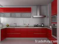 Sell high gloss kitchen cabinet(lacquer)