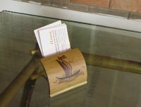 Sell bamboo business card holders