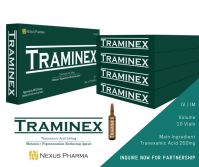 Traminex (Tranexamic Acid Injection) 5mL / 10 Ampoules