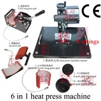 6 IN 1 t-shirt/Mug/Cap/Plate Combo heat press machine, Heat press,