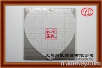 2012 hot sale heart shape diy jigsaw sublimation puzzle